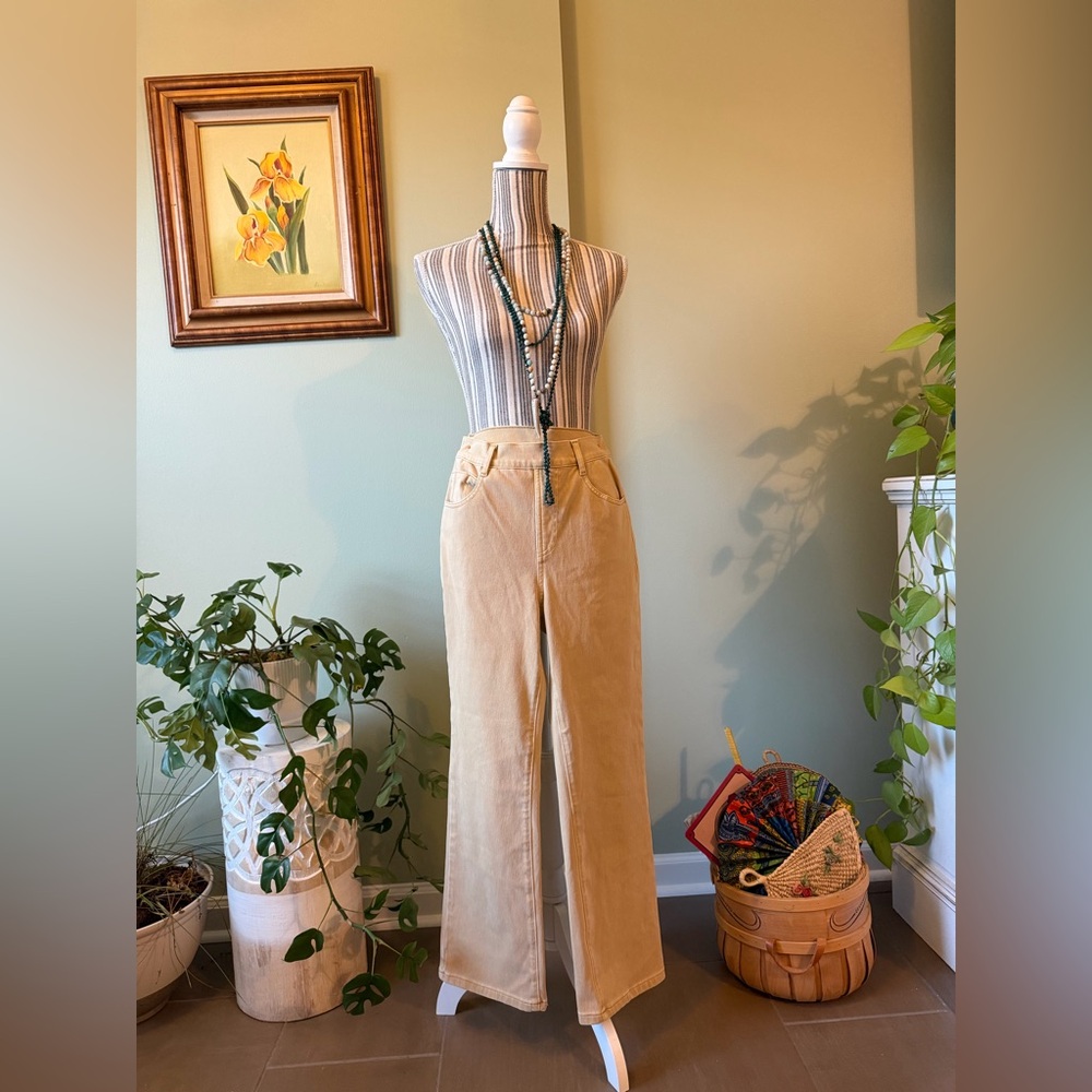 HALARA Tan Denim Pants